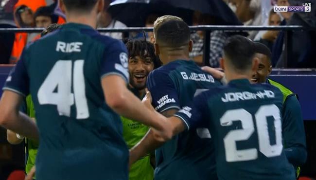 اهداف مباراة ارسنال واشبيلية 2 1 دوري ابطال اوروبا