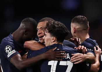 فيديو مبابي يقسو على نادي طفولته باريس سان جيرمان يسقط ميلان بثلاثية في دوري أبطال أوروبا