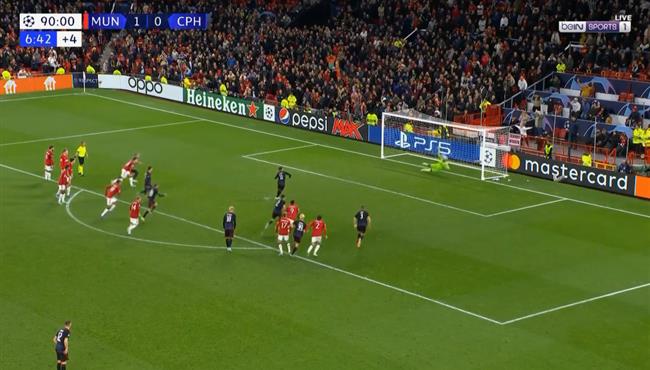 اونانا يتصدي لركلة جزاء امام كوبنهاجن في الثواني الاخيرة بدوري ابطال اوروبا