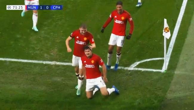 هدف فوز مانشستر يونايتد علي كوبنهاجن 1 0 دوري ابطال اوروبا ماجواير