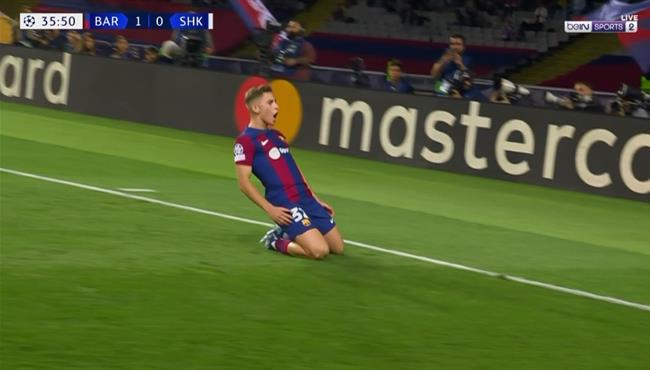 هدف فيرمين لوبيز في مرمي شاختار بدوري ابطال اوروبا