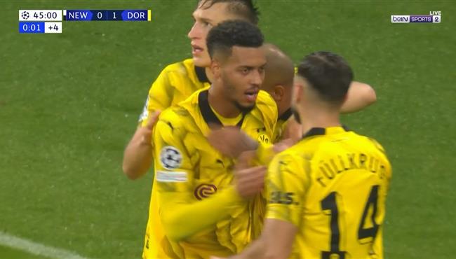 هدف فوز بوروسيا دورتموند علي نيوكاسل 1 0 دوري ابطال اوروبا