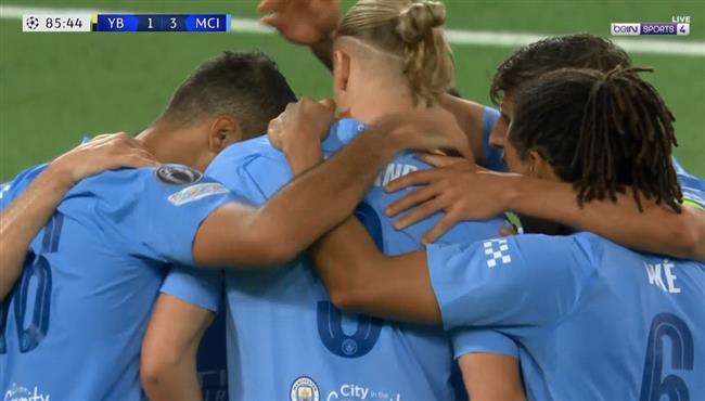اهداف مباراة مانشستر سيتي ويونج بويز 3 1 دوري ابطال اوروبا