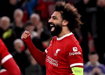 جماهير ليفربول بعد هدف محمد صلاح أمام تولوز دعوه يعتزل في نادينا
