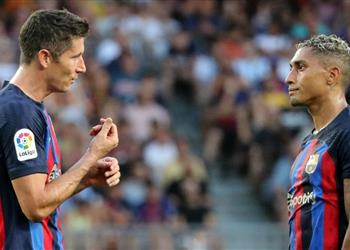 قائمة برشلونة لمباراة ريال مدريد في الكلاسيكو عودة ليفاندوفسكي ورافينها