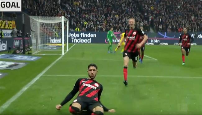 هدف عمر مرموش الاول في مرمي بوروسيا دورتموند بالدوري الالماني