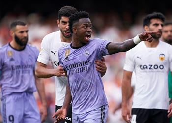 فالنسيا يهاجم حفل الكرة الذهبية بسبب فينيسيوس