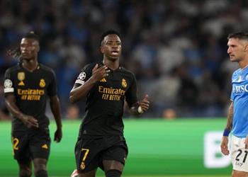 فينيسيوس يعادل رقم روبرتو كارلوس مع ريال مدريد في دوري أبطال أوروبا