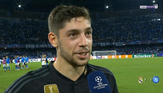 تصريحات فالفيردي بعد مباراة ريال مدريد ونابولي بدوري ابطال اوروبا