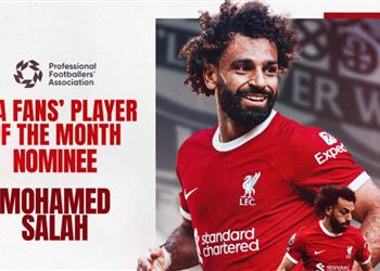 محمد صلاح ينافس 5 لاعبين على جائزة أفضل لاعب في الدوري الإنجليزي لشهر سبتمبر