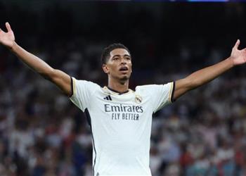 فيديو بيلينجهام يسجل هدف ريال مدريد الأول أمام أوساسونا في الدوري الإسباني