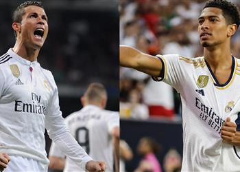 بعد 14 عام ا بيلينجهام ي عادل رقم ا قياسي ا لـ كريستيانو رونالدو مع ريال مدريد