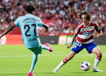 فيديو لامين يامال يسجل هدف برشلونة الأول أمام غرناطة ويحقق رقم ا تاريخي ا