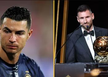 فيديو جمهور الاتفاق يستفز رونالدو بـ ميسي والبرتغالي يرد