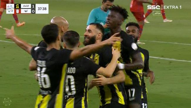 اهداف مباراة الاتحاد وابها 4 2 الدوري السعودي