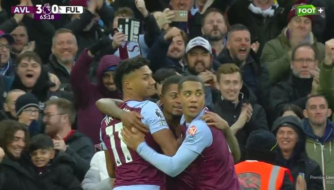 اهداف مباراة استون فيلا وفولهام 3 1 الدوري الانجليزي