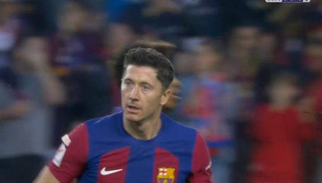 هدف ليفاندوفسكي الاول في مرمي ديبورتيفو الافيس بالدوري الاسباني