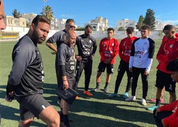 منتخب مصر للشباب يختتم تدريباته قبل مباراة ليبيا في بطولة شمال إفريقيا