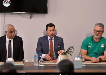 ميكالي خلال لقاء وزير الرياضة مصر تتفوق على البرازيل وهدفنا ميدالية أولمبية