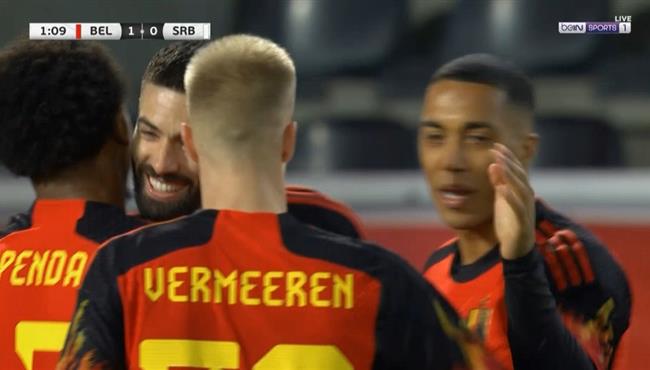 هدف فوز بلجيكا علي صربيا 1 0 مباراة ودية