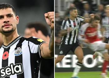 محادثة مسربة بين الحكم والفار في مباراة آرسنال ونيوكاسل تكشف سبب عدم طرد جيماريش