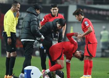 إصابة سون هيونج مين في مباراة كوريا الجنوبية وسنغافورة تثير قلق توتنهام