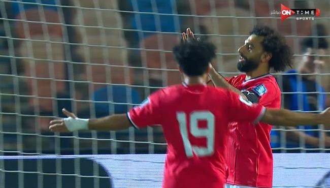 هدف محمد صلاح الاول في مرمي جيبوتي بتصفيات افريقيا لكاس العالم