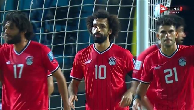 هدف محمد صلاح الثاني في مرمي جيبوتي بتصفيات كاس العالم
