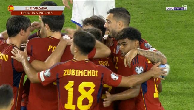 اهداف مباراة اسبانيا وقبرص 3 1 تصفيات كاس امم اوروبا