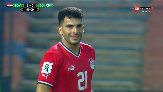 زيزو يهدر هدف محقق لمصر امام جيبوتي بتصفيات كاس العالم