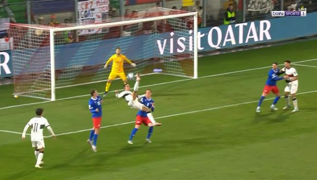 رونالدو كاد ان يسجل هدف مقصيه خرافي في مباراة البرتغال وليشتنشتاين