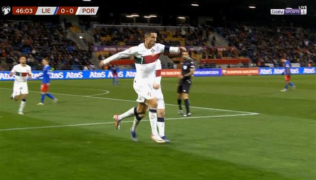 هدف رونالدو الرائع في مرمي ليشتنشتاين بتصفيات كأس امم اوروبا