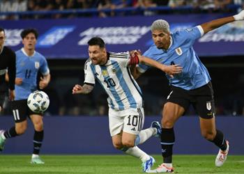 فيديو بمشاركة ميسي الأرجنتين تسقط أمام أوروجواي في تصفيات كأس العالم 2026