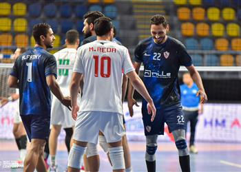 الزمالك يبدأ مشواره في دوري الطائرة بالفوز على ألعاب دمنهور