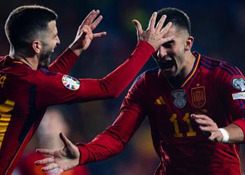 فيديو ليلة إصابة جافي إسبانيا تتخطى جورجيا بثلاثية في تصفيات يورو 2024