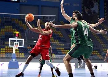 الأهلي يفوز على مصر للتأمين في دوري مرتبط السلة