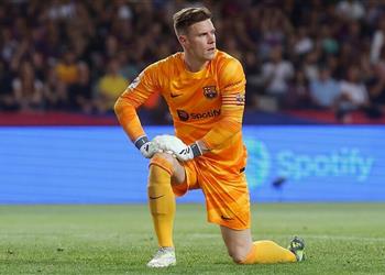 سبورت توضح موقف تير شتيجن من المشاركة مع برشلونة أمام رايو فاليكانو