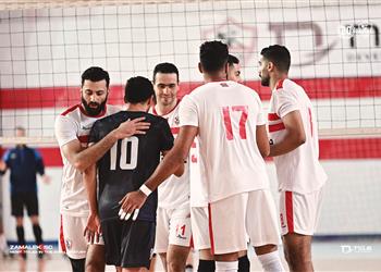 الزمالك يحقق فوزه الثاني في دوري الطائرة أمام الطيران