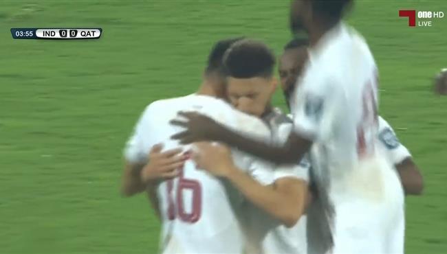 اهداف مباراة قطر والهند 3 0 تصفيات كاس العالم