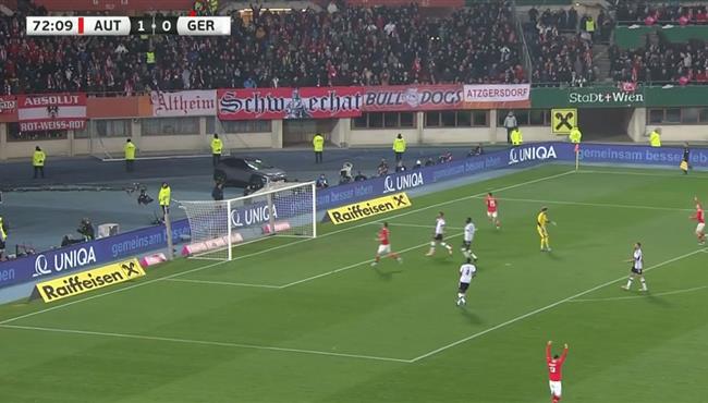 هدف رائع في مباراة المانيا والنمسا الودية