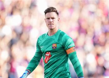 تير شتيجن يثير الشكوك بشأن جاهزيته لمباراة برشلونة ورايو فاييكانو