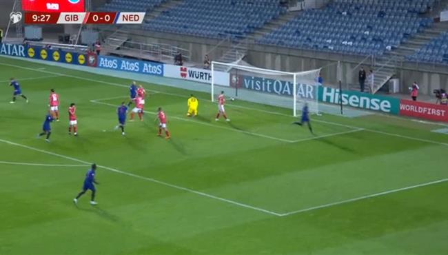 اهداف مباراة هولندا وجبل طارق 6 0 تصفيت كاس امم اوروبا