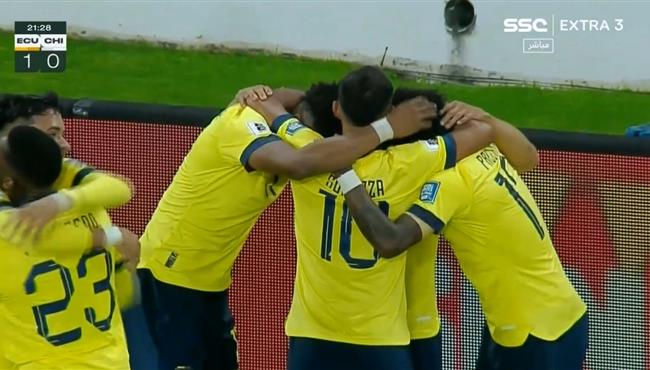 هدف فوز الاكوادور علي تشيلي 1 0 تصفيات كاس العالم