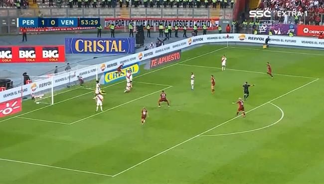 اهداف مباراة بيرو وفنزويلا 1 1 تصفيات كاس العالم