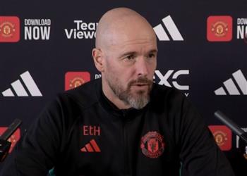 تين هاج يحذر لاعبي مانشستر يونايتد من غضب إيفرتون ويصر ح الرؤية أفضل في المدرجات