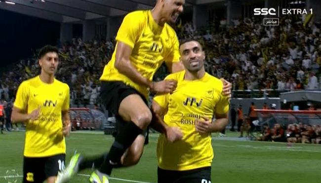 هدف عبد الرزاق حمدلله في مرمي الاتفاق بالدوري السعودي