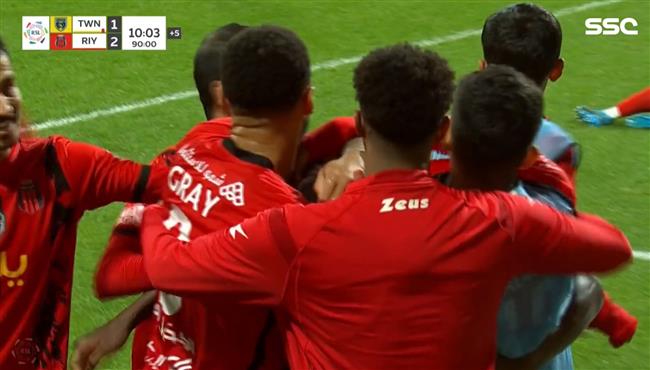 اهداف مباراة التعاون والرياض 1 2 الدوري السعودي