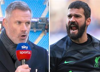 كاراجر ينتقد أداء أليسون أمام مانشستر سيتي ليفربول كان محظوظ ا بنتيجة المباراة