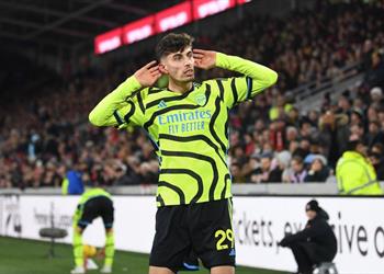 فيديو كاي هافيرتز يقود آرسنال لصدارة الدوري الإنجليزي بفوز قاتل على برينتفورد