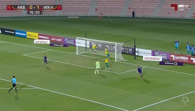 اهداف مباراة الوكرة والعربي 1 2 الدوري القطري
